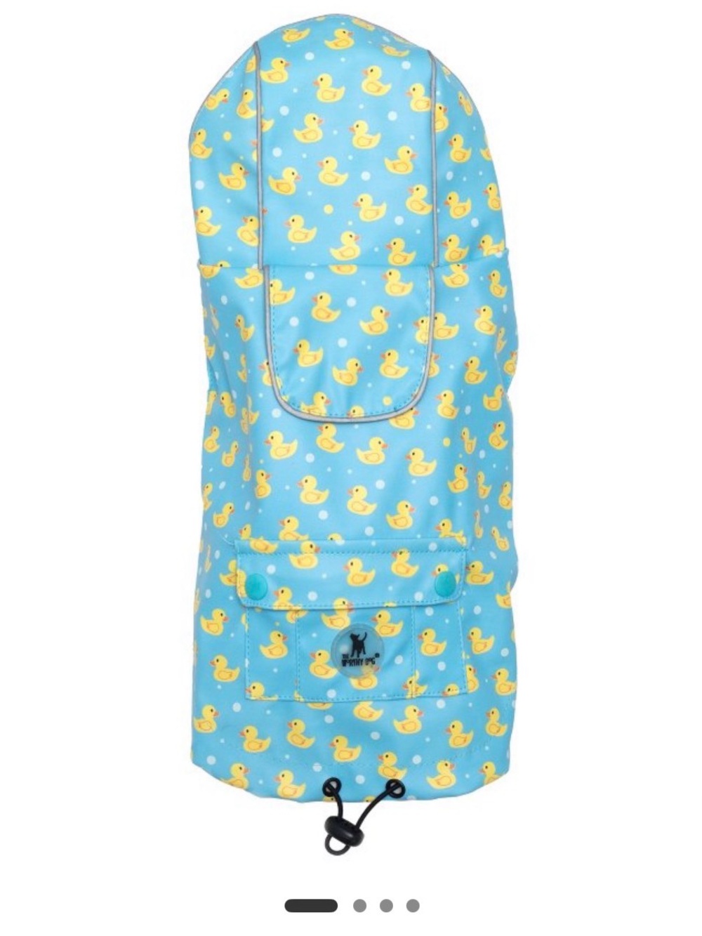 Dog Rain Coat- size XL Duck-Print